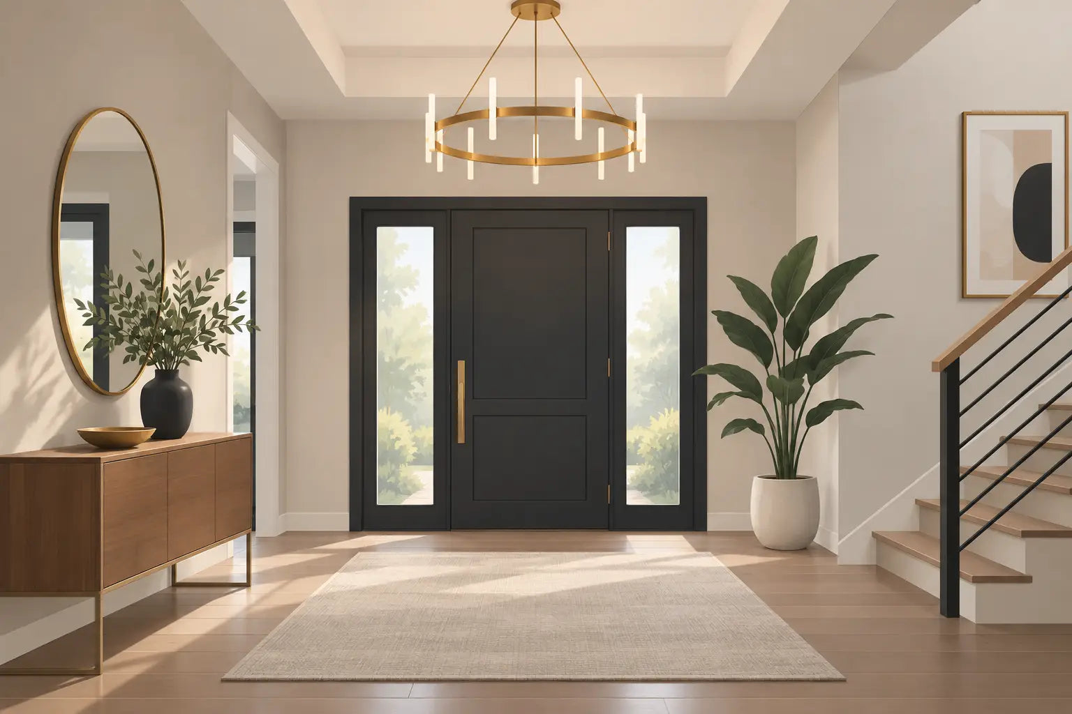 A Designer Foyer Lighting Project, Refined