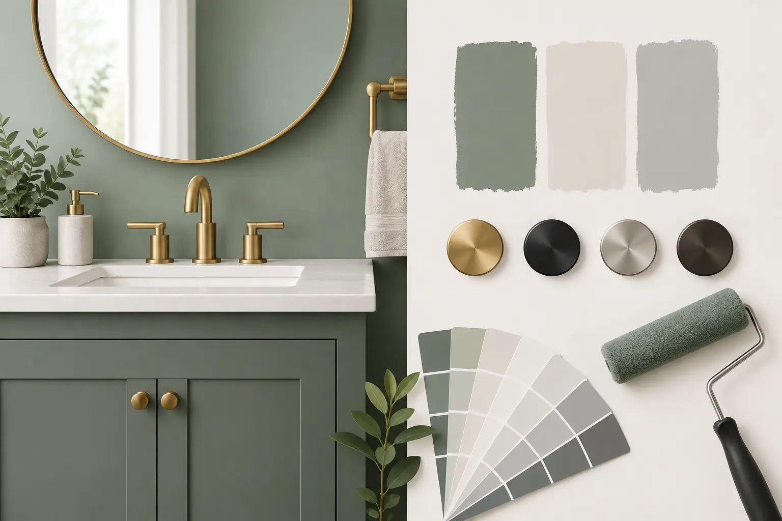 How to Match Fixture Finish to Paint Without Clutter