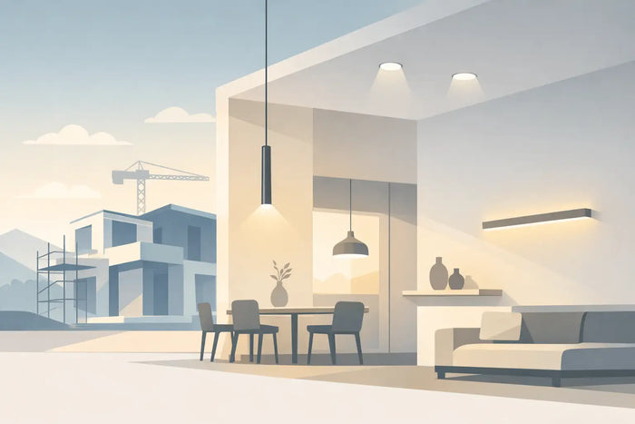 Minimalist Lighting for New Construction