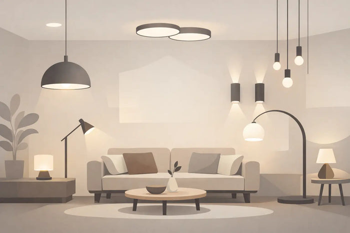 9 Minimalist Living Room Lighting Examples