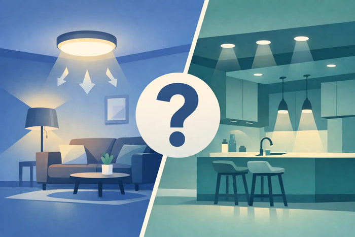 Surface Lighting vs Recessed Lighting: Which Fits?