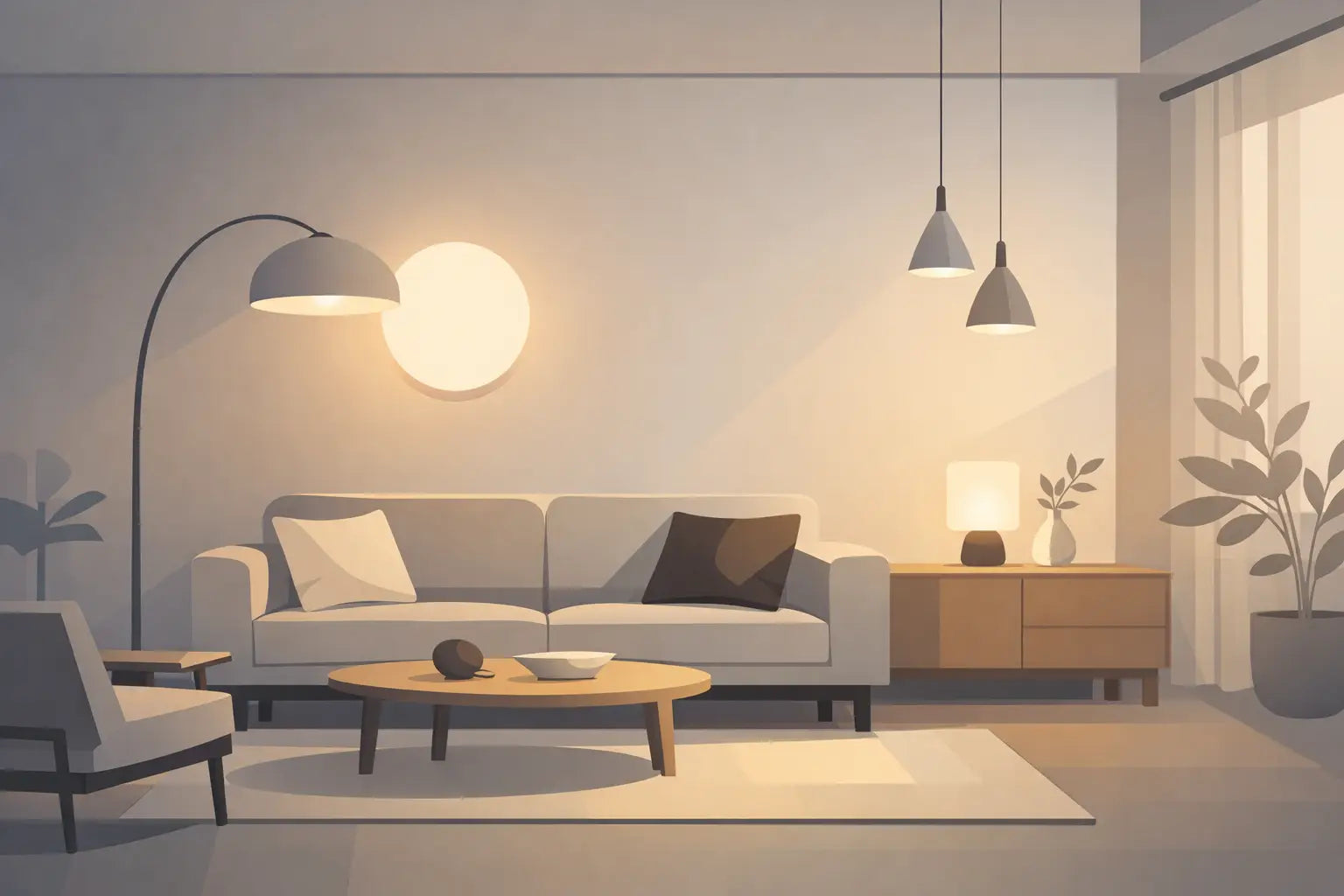 How to Light a Minimalist Living Room