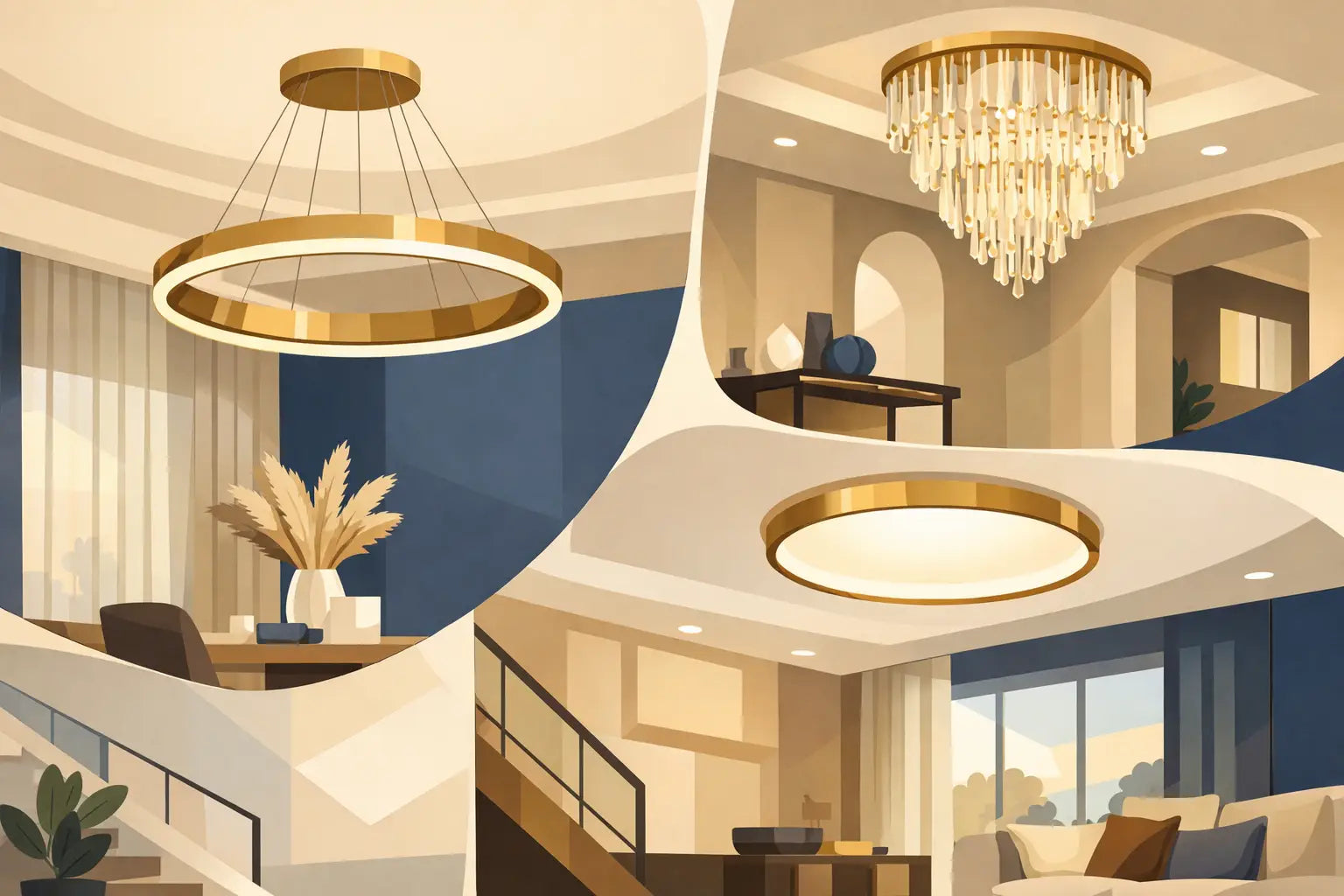 Best Ceiling Fixtures for Luxury Homes