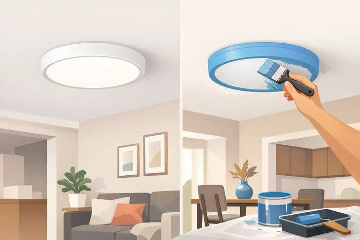 Are Paintable Ceiling Lights Worth It in a Home?