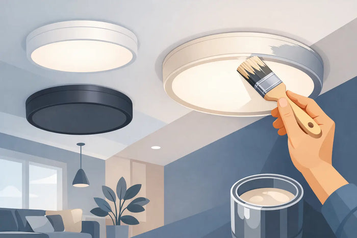 Can Ceiling Lights Be Paintable in Modern Homes?